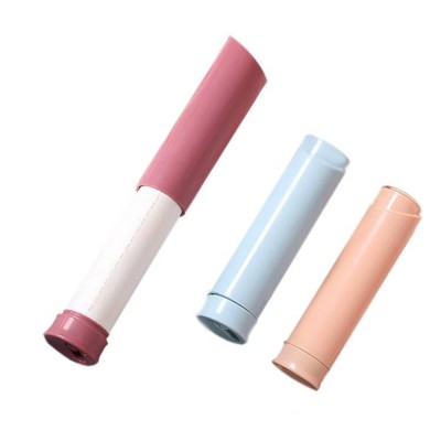 Mini Portable Retractable Tearing Cloth Brush Sticky Adhesive 60 Sheets Lint Roller Remover For Pet Hair